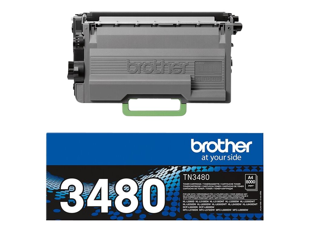 Cartucho Toner Brother TN3480 Preto Alto Rendimento Original - Imagem 3