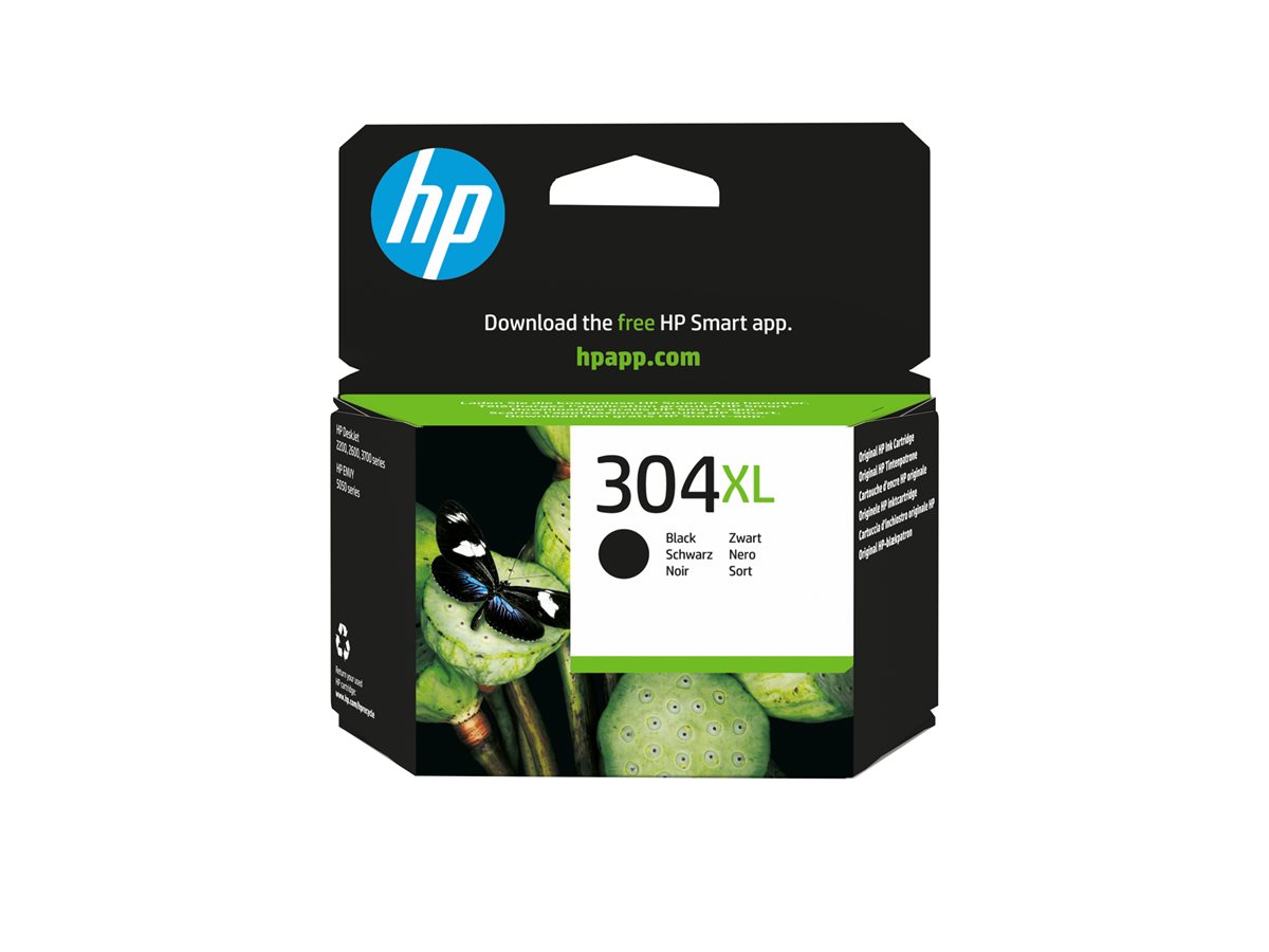 Tinteiro HP 304XL Preto Alto Rendimento Original - Imagem 1