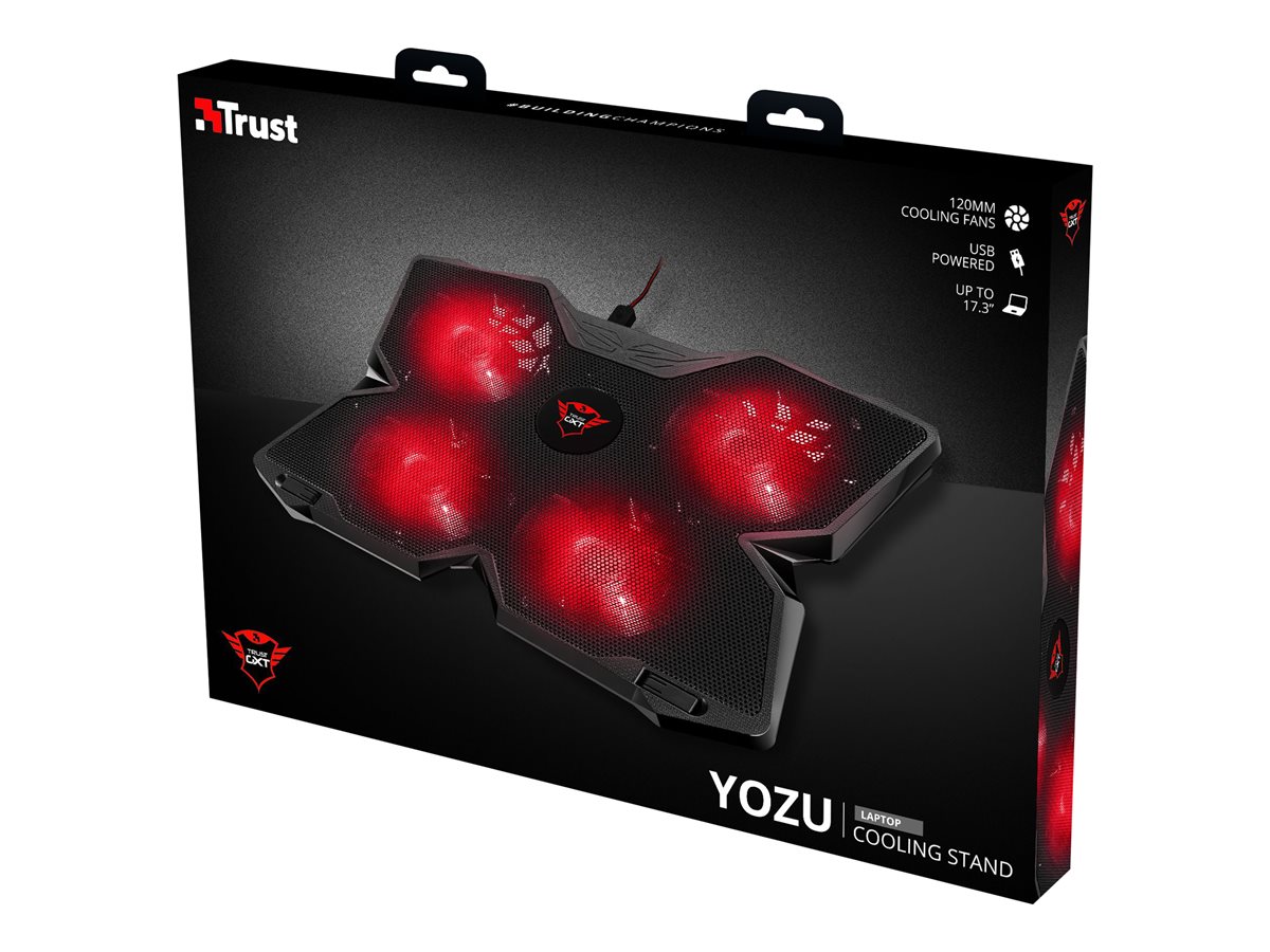 Suporte para Portátil Trust GXT 278 com 4 Ventoinhas 17.3"