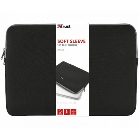 Capa Protetora Trust Primo Soft 15.6" Preto