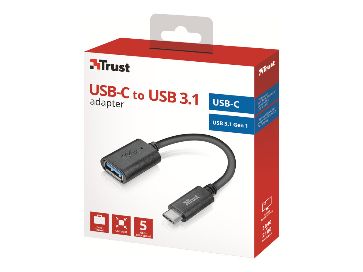 Adaptador USB Trust USB-C para USB 3.0 Tipo A - Imagem 2