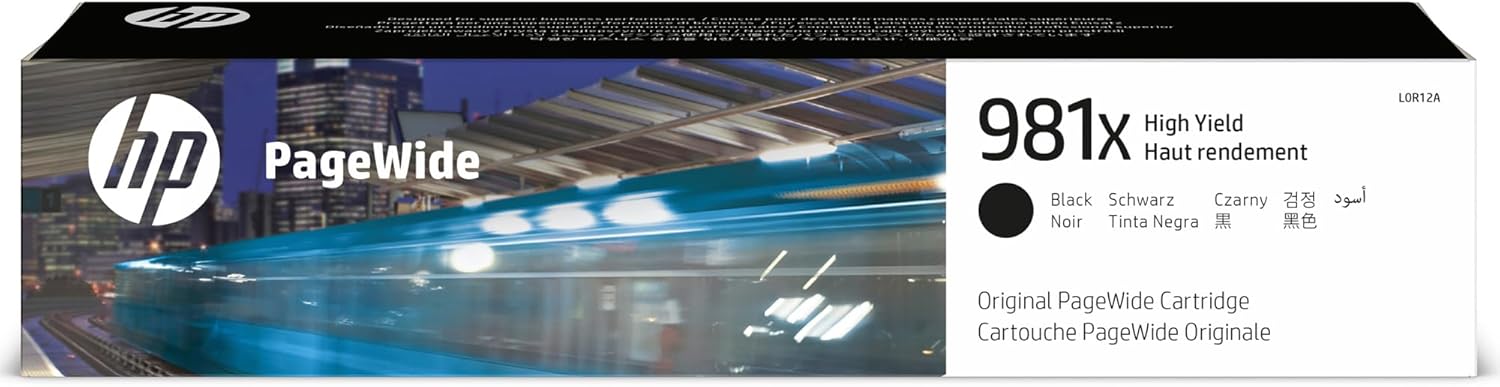 Tinteiro HP 981X PageWide Alto Rendimento Preto - Imagem 1