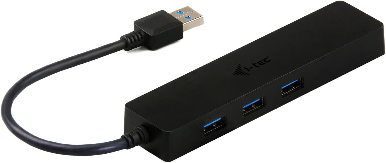 Hub USB i-Tec Slim 3 Portas USB 3.0 Adaptador Gigabit - Imagem 2
