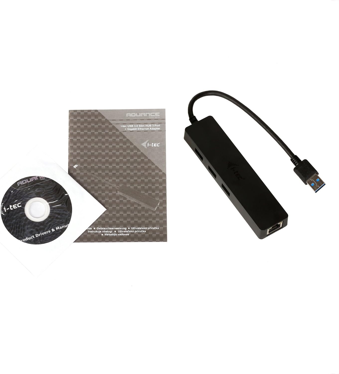 Hub USB i-Tec Slim 3 Portas USB 3.0 Adaptador Gigabit - Imagem 6