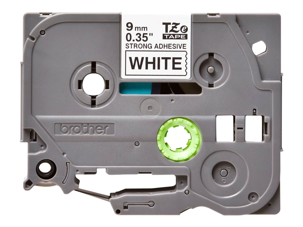 Fita Rotuladora Brother TZe-221 Laminada Preto em Branco 9 mm x 8 m - Imagem 2