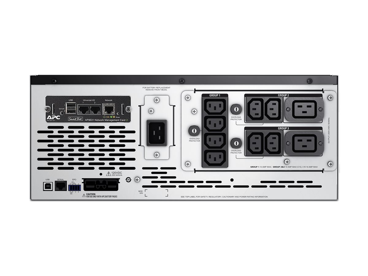 UPS APC Smart-UPS X 2200 VA Rack Torre Preto Placa Rede - Imagem 7