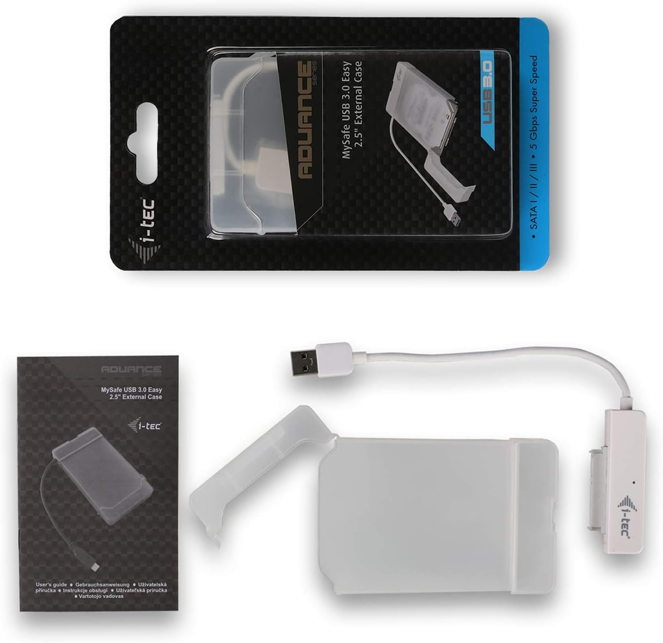 Caixa Externa i-Tec MySafe Advance 2.5 USB 3.0 Branco - Imagem 7