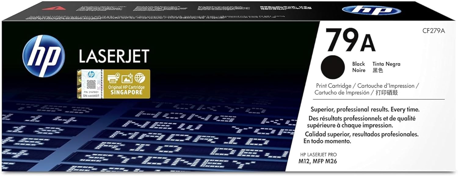Toner LaserJet HP 79A Preto Original