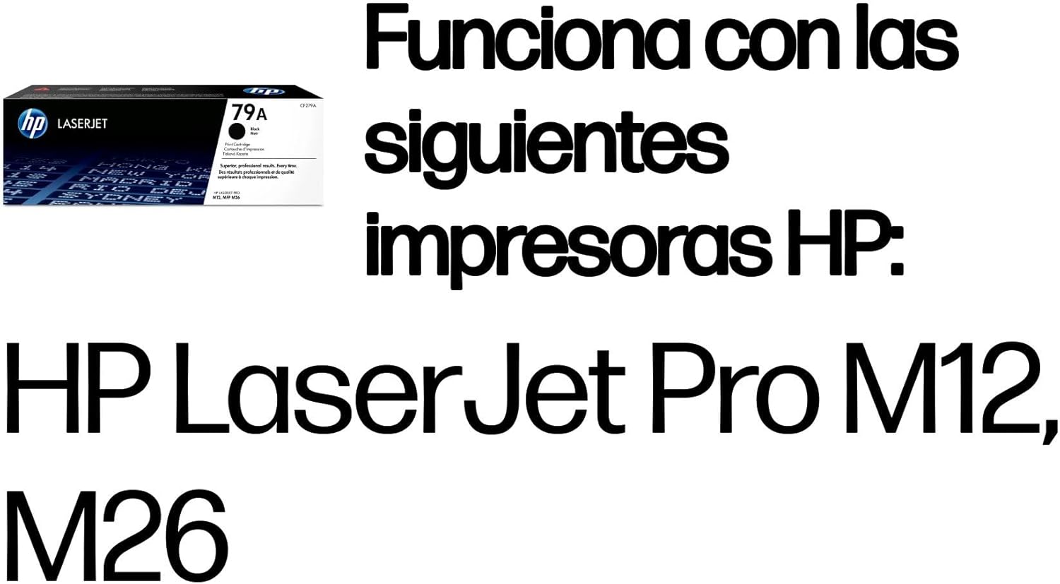 Toner LaserJet HP 79A Preto Original - Imagem 2