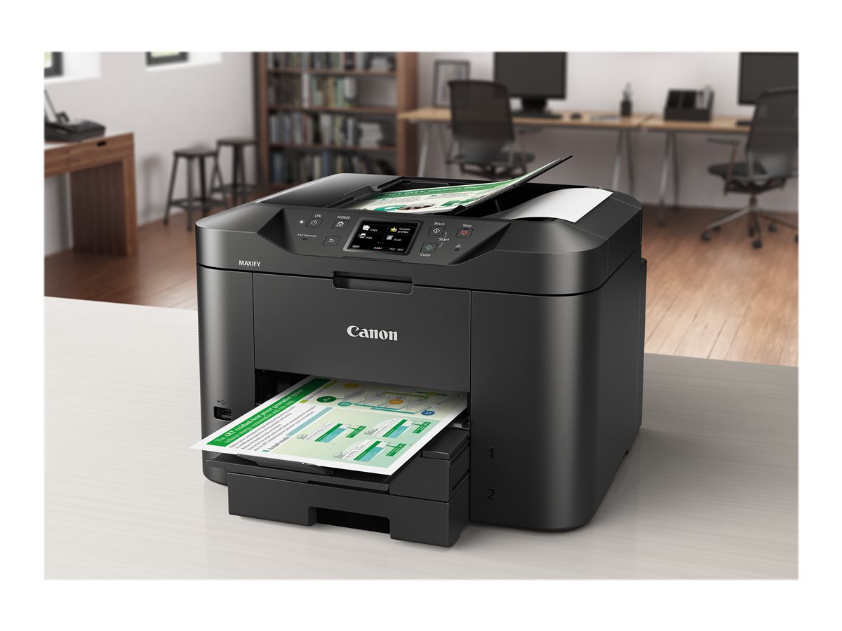 Impressora Multifunções Canon MAXIFY MB2750 Jacto Tinta A4 Cores 500 Folhas WiFi - Imagem 7