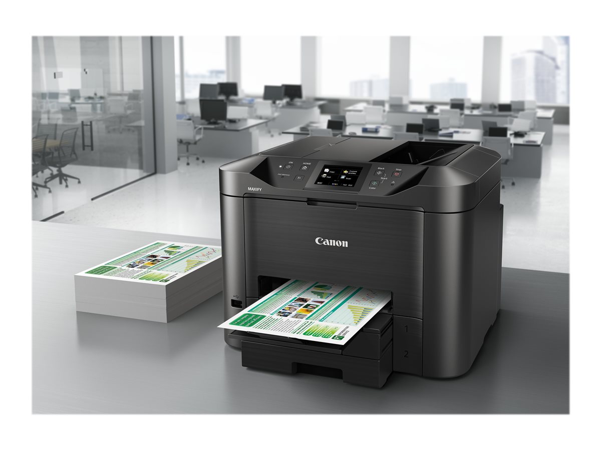 Impressora Multifunções Canon MAXIFY MB5450 Jacto Tinta A4 Wi-Fi 500 Folhas - Imagem 4
