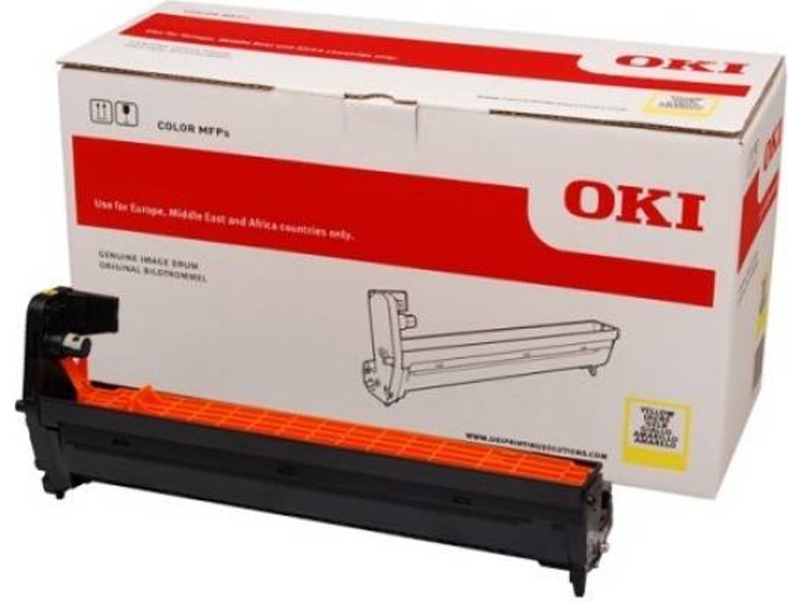 Kit de Tambor OKI Original Amarelo - Imagem 2