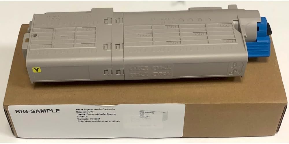Cartucho de Toner OKI Original Amarelo