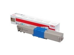 Cartucho Toner OKI Ciano Original - Imagem 2
