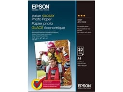 Papel Fotográfico Epson Value Brilhante A4 20 Folhas - Imagem 2