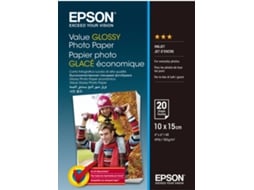 Papel Fotográfico Epson Value Brilhante 10x15 20 folhas - Imagem 2