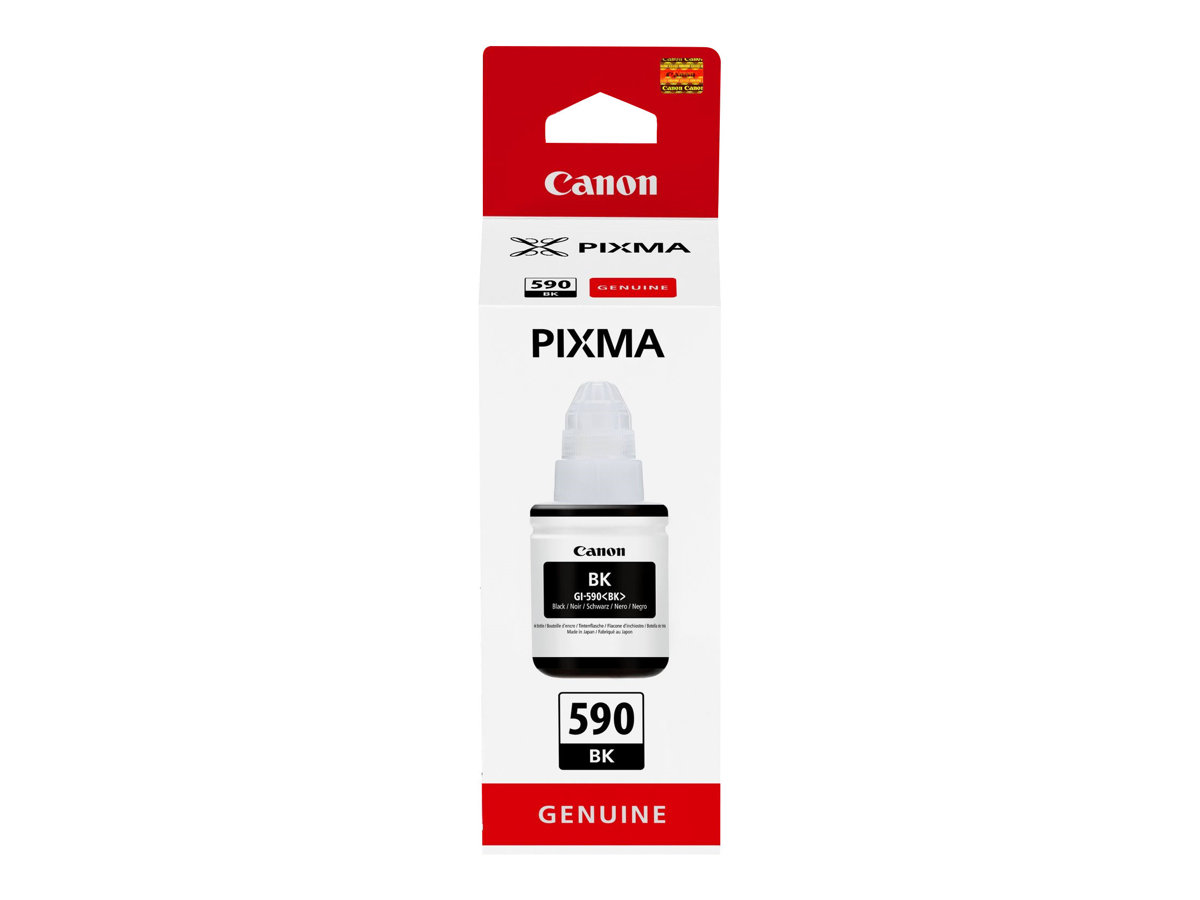 Garrafa de Tinta Canon GI 590 BK Preto 135 ml Original