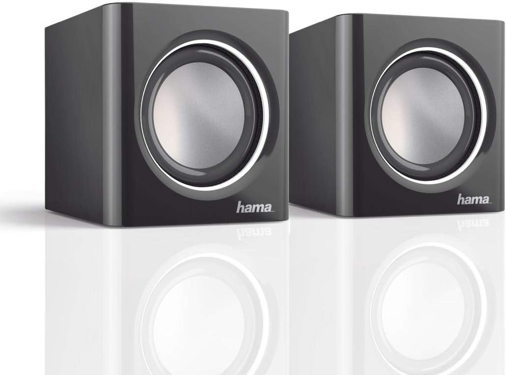 Altifalantes Hama Sonic Mobil 185 3W Preto Prata
