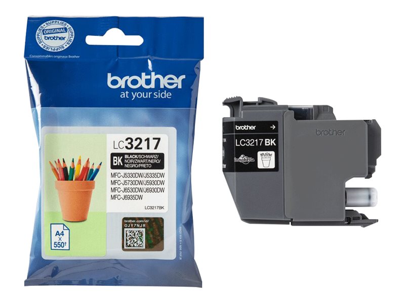 Tinteiro Brother LC3217BK Preto Original - Imagem 3
