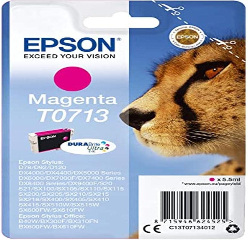 Tinteiro Epson T0713 Magenta 5.5ml - Imagem 1