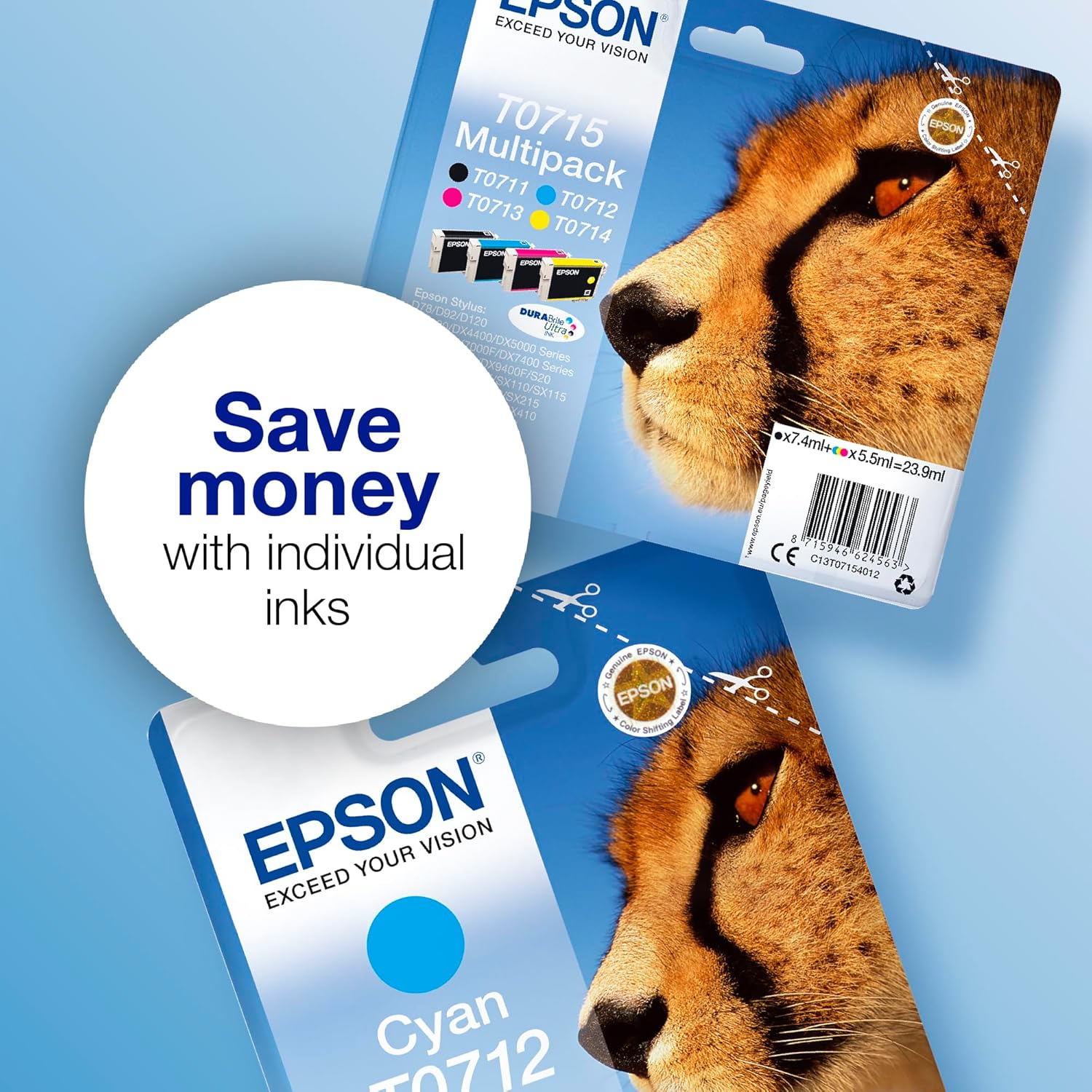 Tinteiro Epson T0714 Amarelo 5.5ml Original - Imagem 4