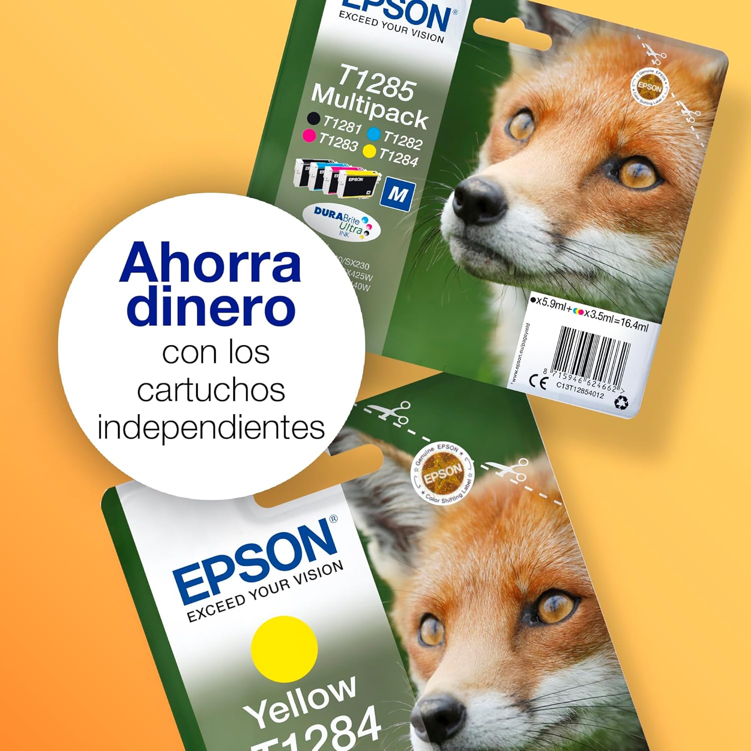 Tinteiro Epson T1281 Preto 5.9ml Original - Imagem 4