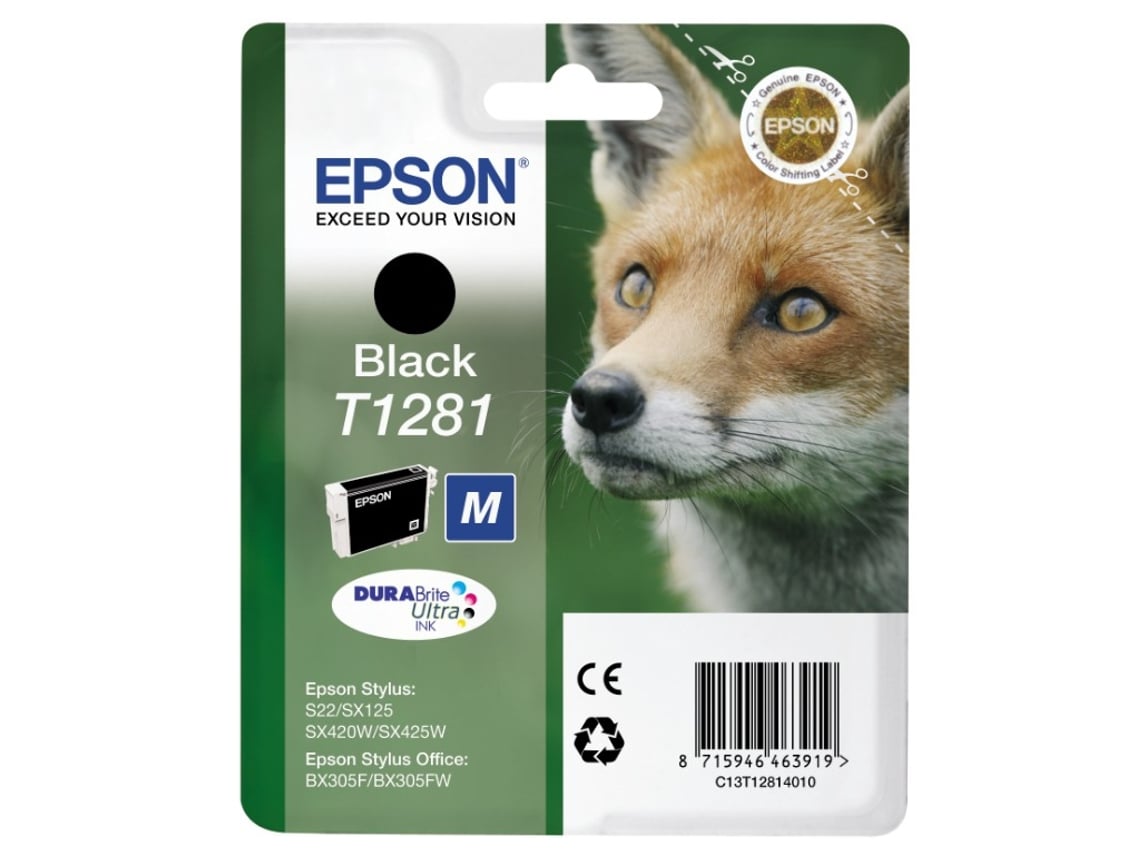 Tinteiro Epson T1281 Preto M - Imagem 2