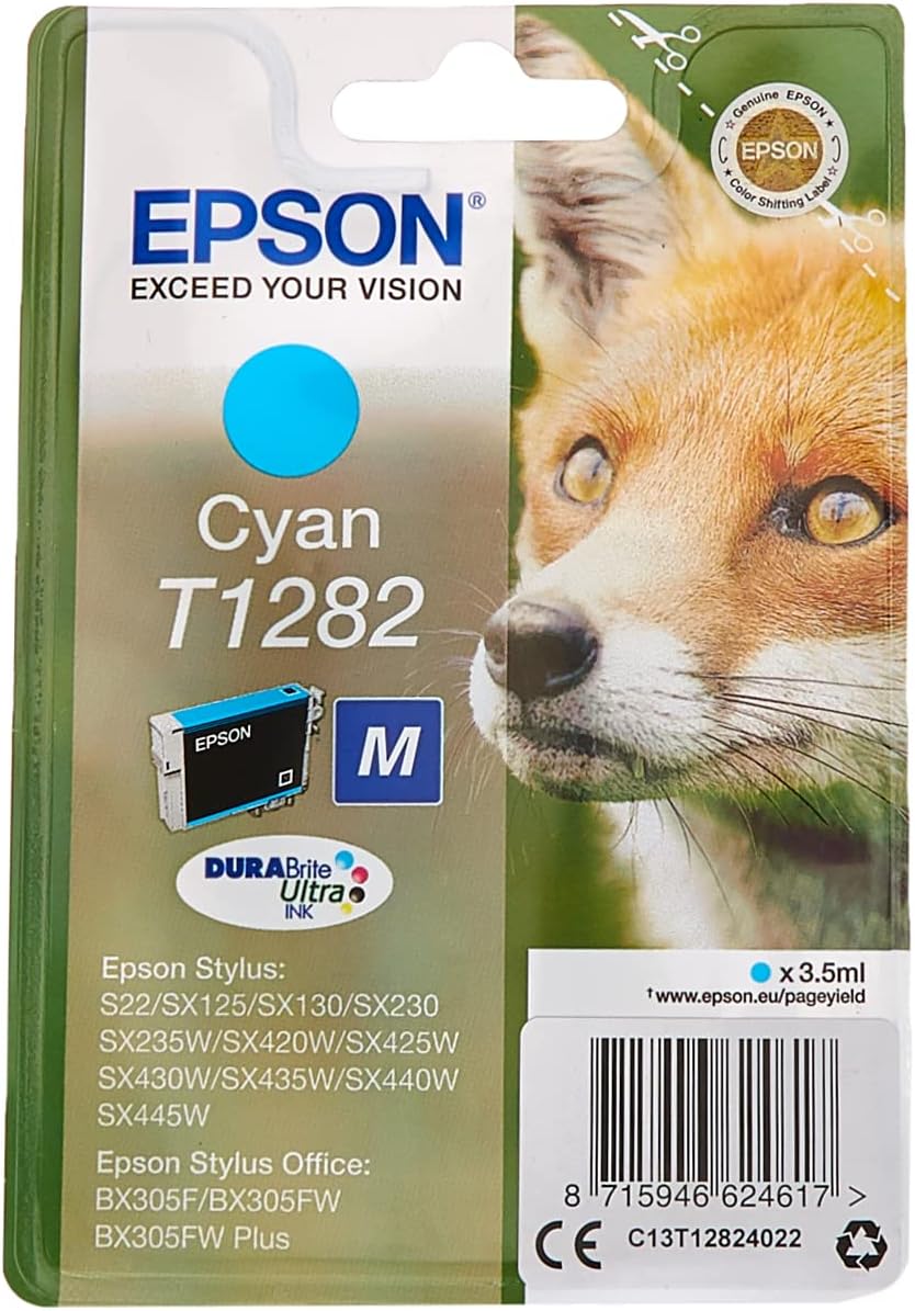 Tinteiro Epson T1282 Cyan M Original - Imagem 4