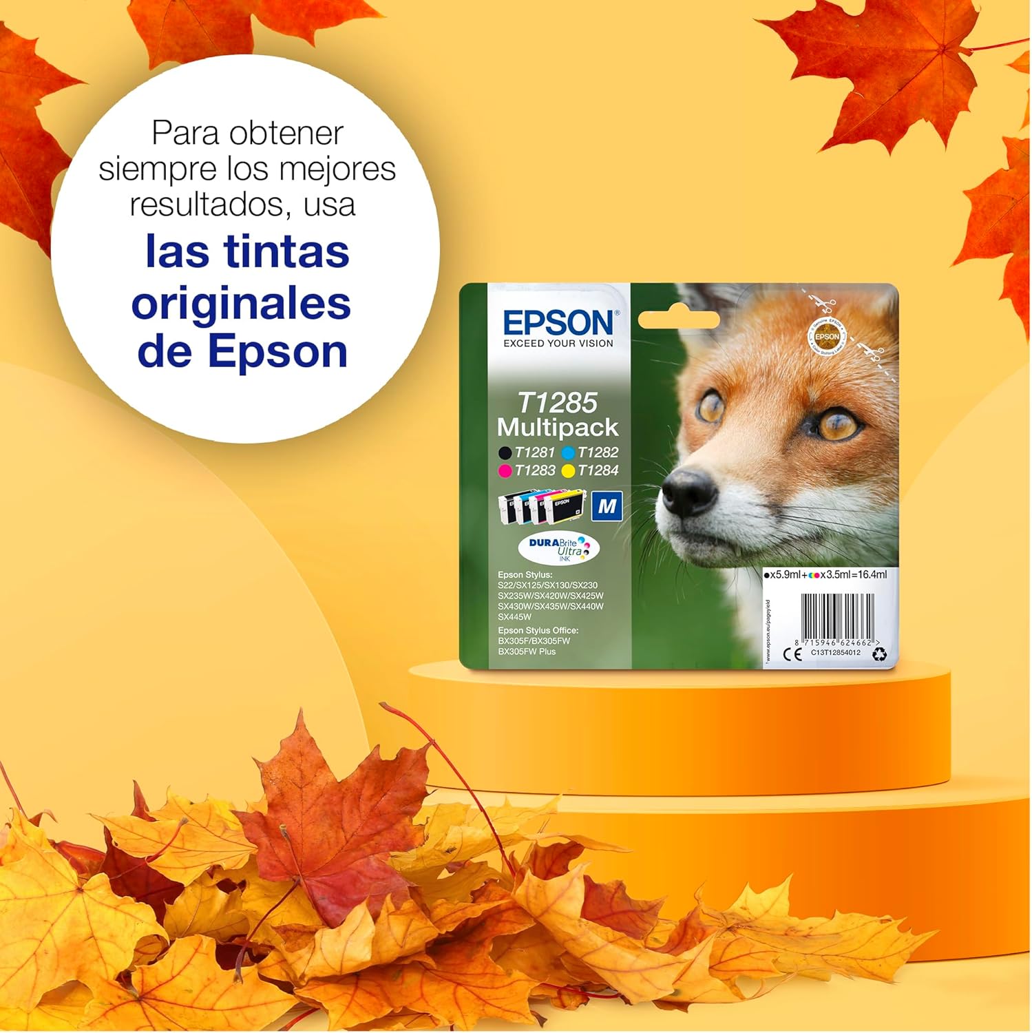 Tinteiro Epson T1283 Magenta Original 3.5ml - Imagem 3