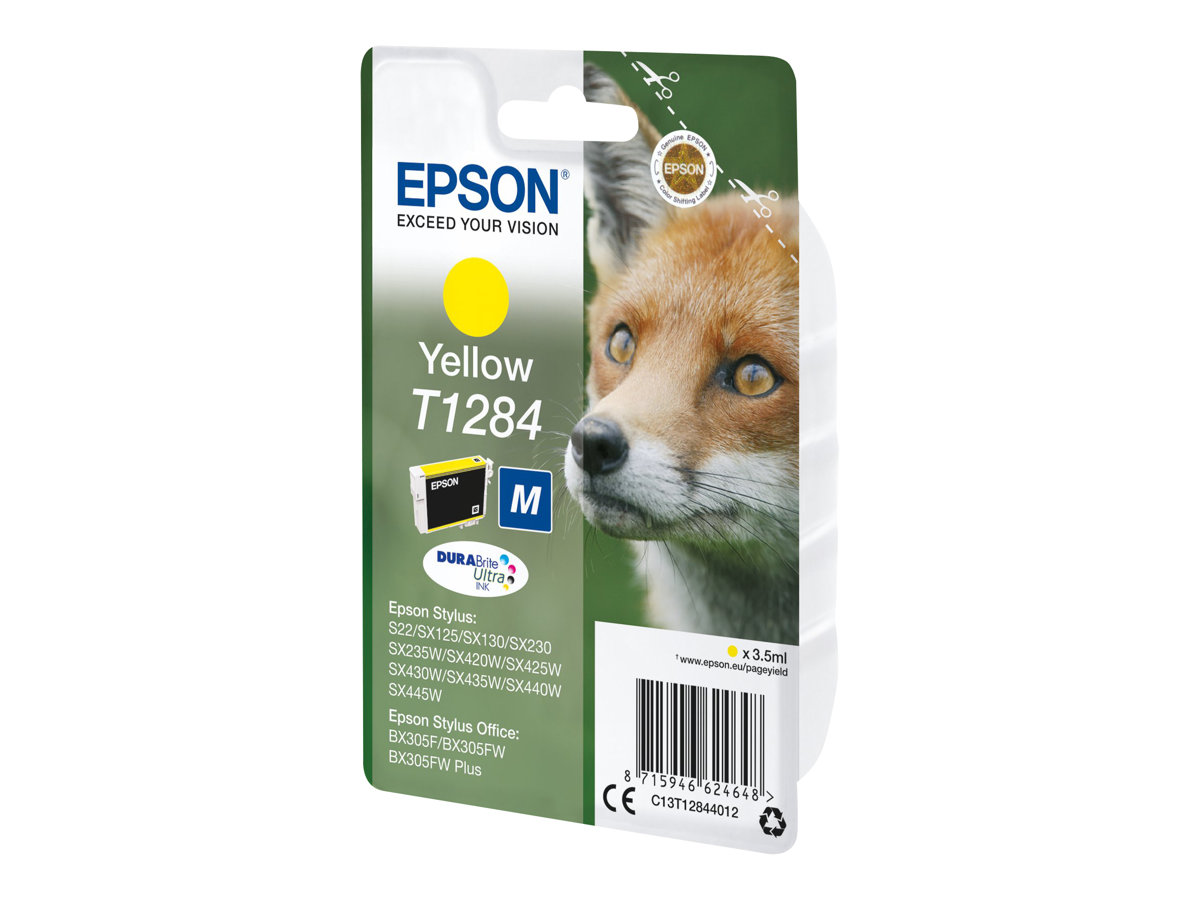 Tinteiro Epson T1284 Amarelo Original - Imagem 2