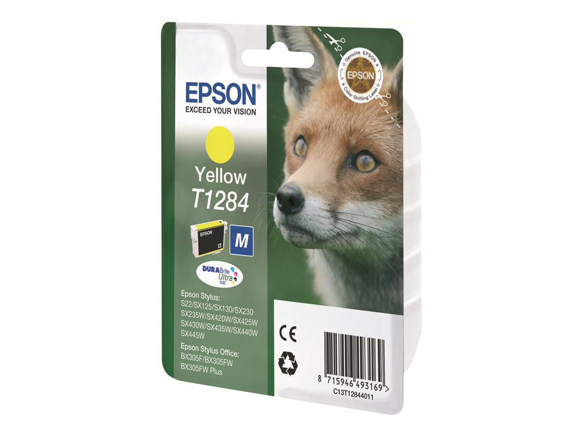 Tinteiro Epson T1284 Amarelo Tamanho M Original - Imagem 4