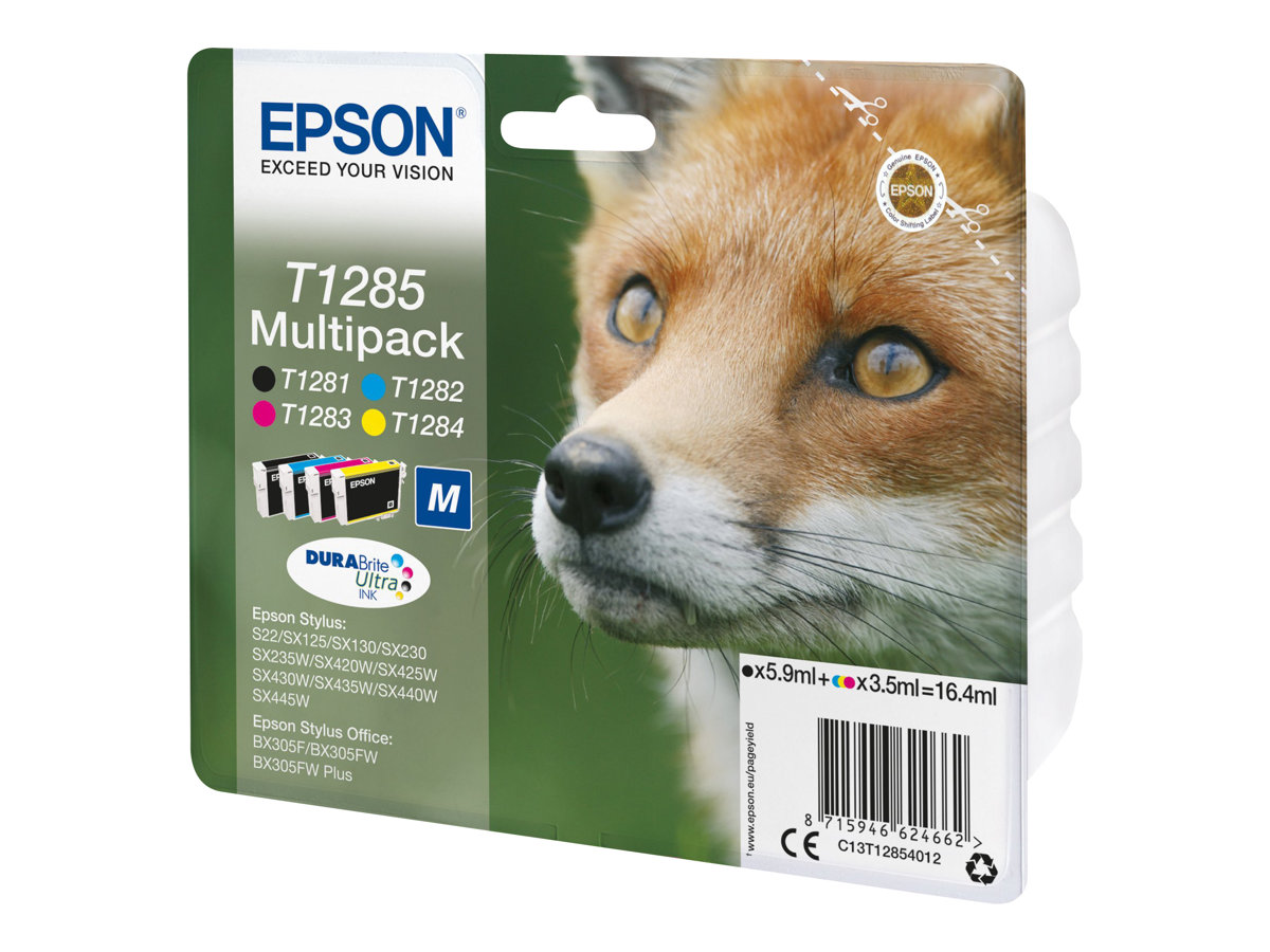 Tinteiros Epson Originais T1285 Multipack 4 Cores - Imagem 2