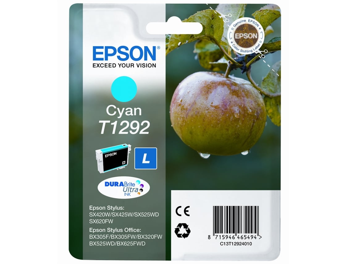 Tinteiro Epson T1292 Cyan L Original - Imagem 2