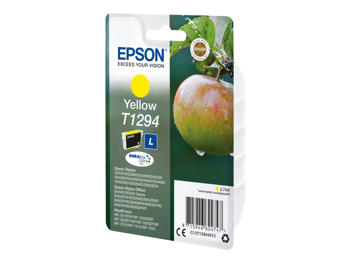 Tinteiro Epson T1294 Tamanho L Amarelo Original - Imagem 2