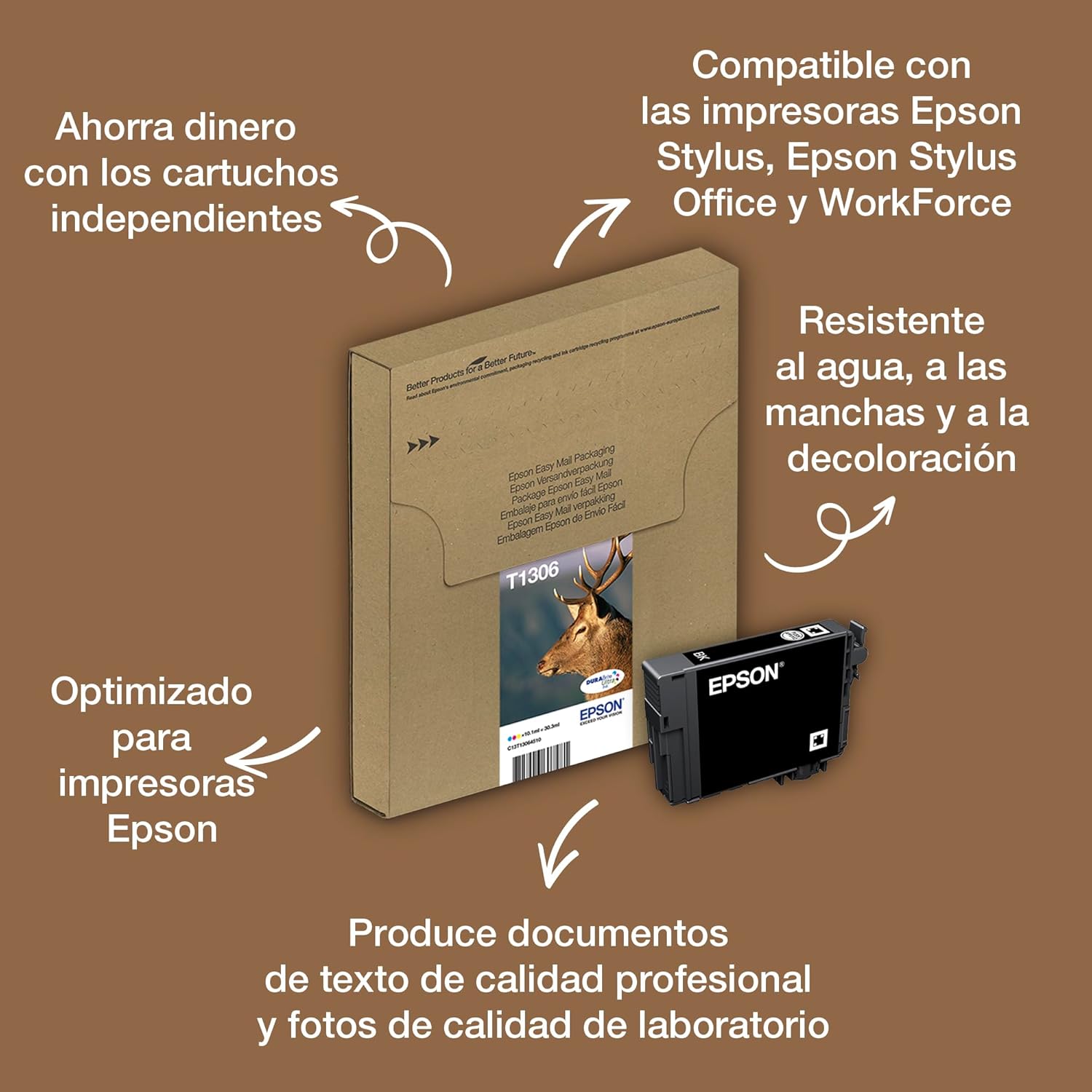 Tinteiro Epson T1301 XL Preto - Imagem 2