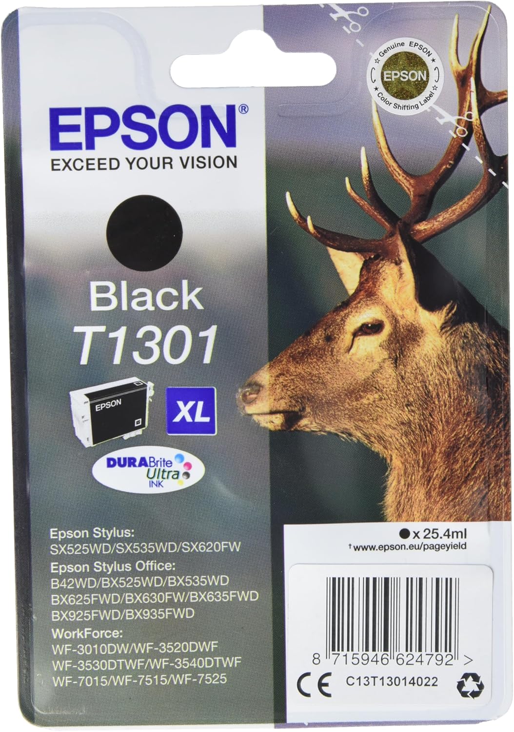 Tinteiro Epson T1301 Preto XL Original
