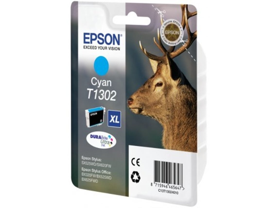 Tinteiro Epson T1302 Ciano XL Original - Imagem 4