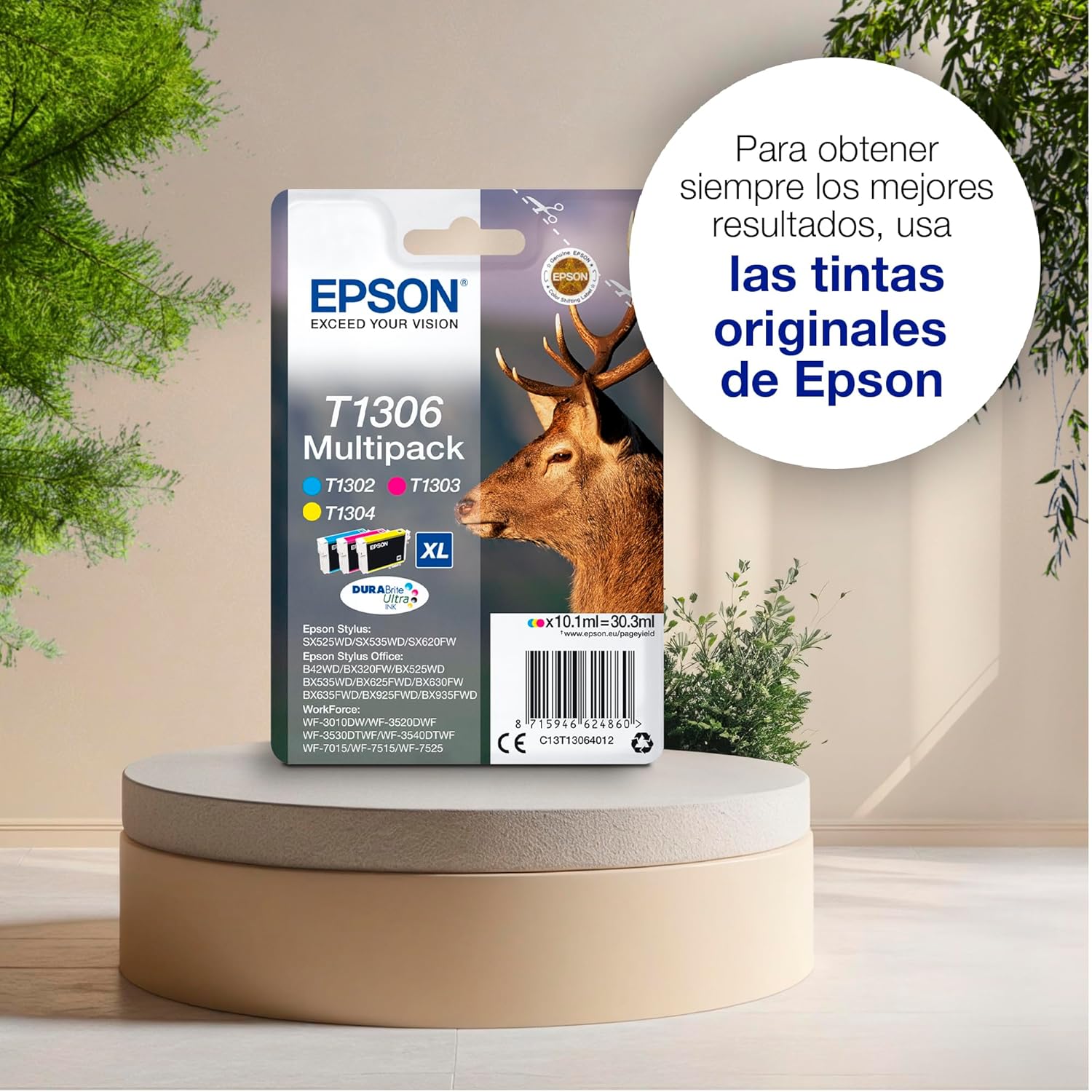 Tinteiro Epson T1304 XL Amarelo Original - Imagem 3