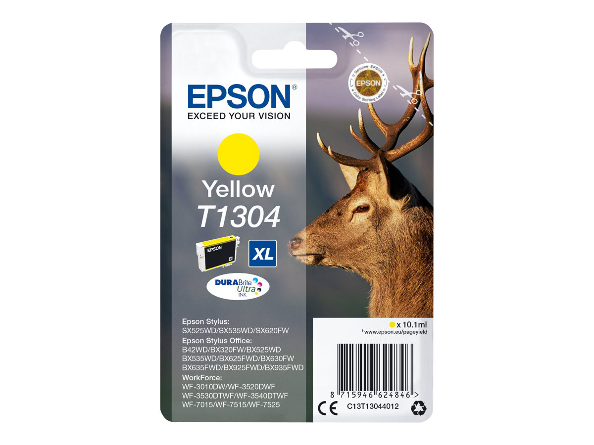 Tinteiro Epson T1304 Amarelo XL Original - Imagem 2