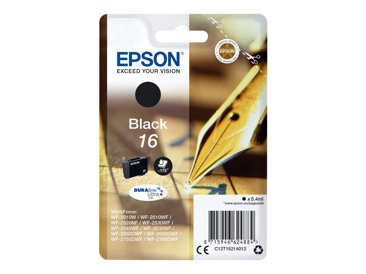 Tinteiro Epson 16 Preto 5.4ml Original - Imagem 2