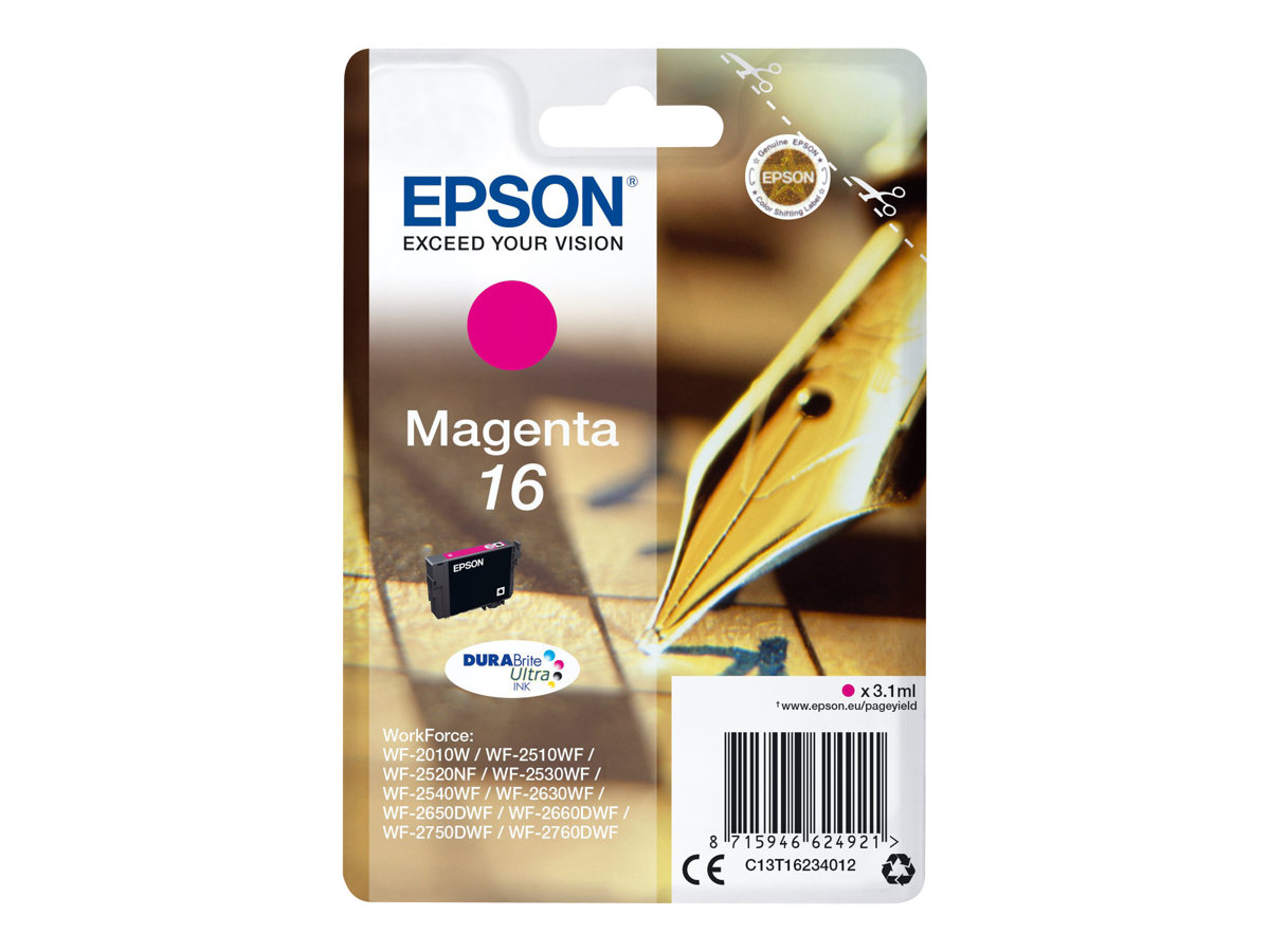Tinteiro Epson 16 Original Magenta 3.1 ml - Imagem 2