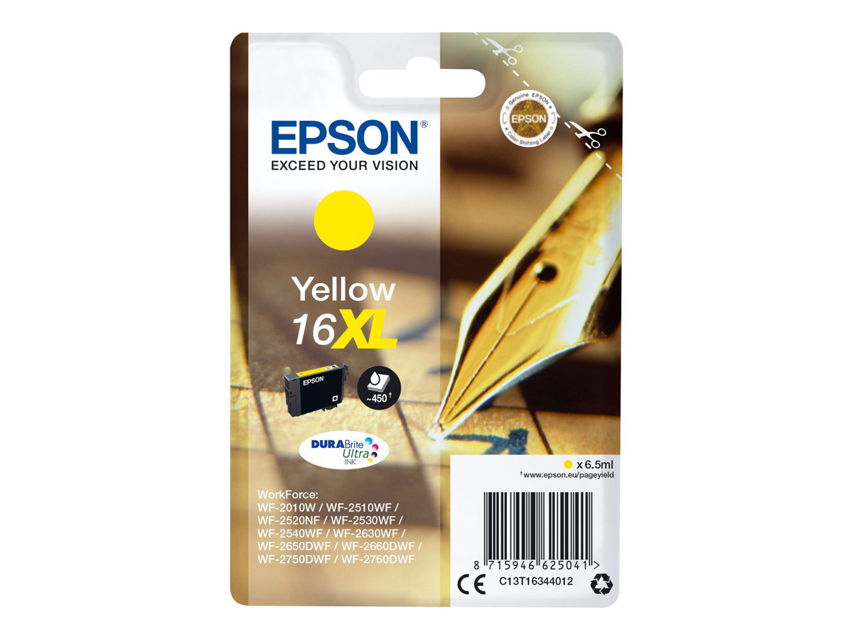 Tinteiro Epson 16XL XL Amarelo Original - Imagem 2