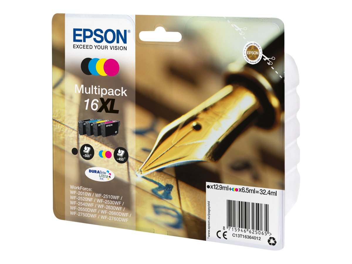 Tinteiro Epson 16XL Multipack 4 Cores XL