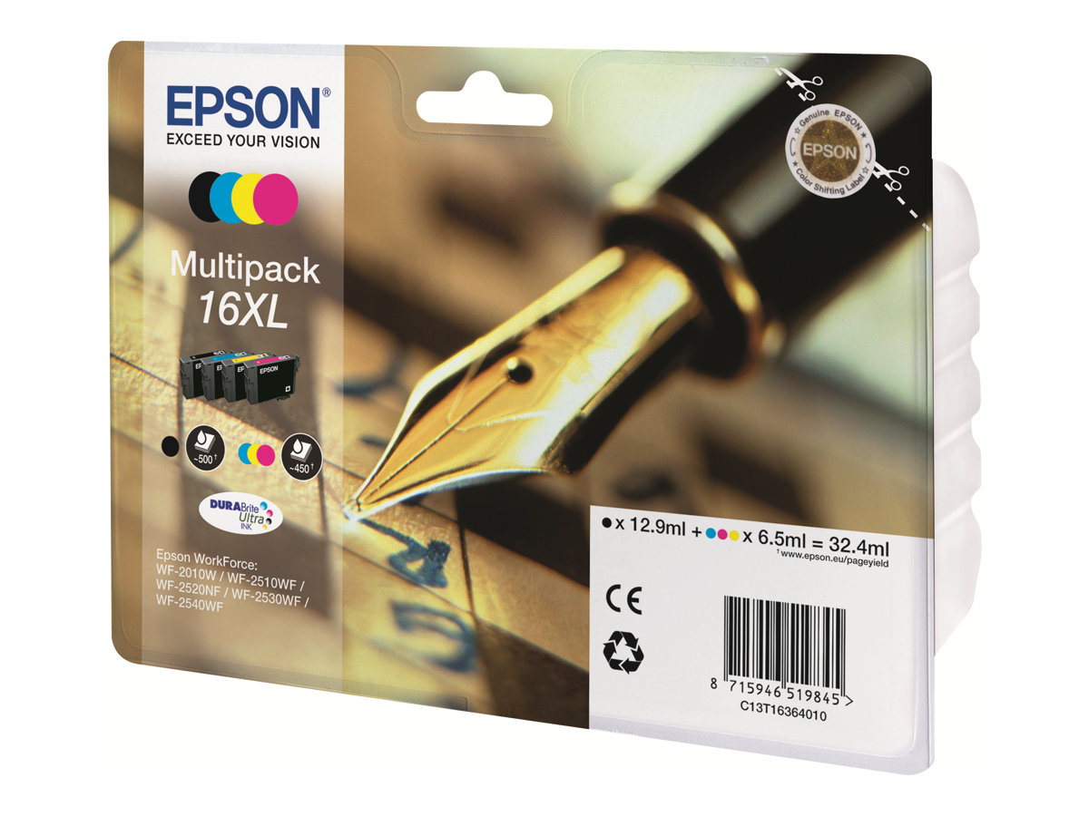 Tinteiro Epson 16XL Multipack 4 Cores XL - Imagem 2