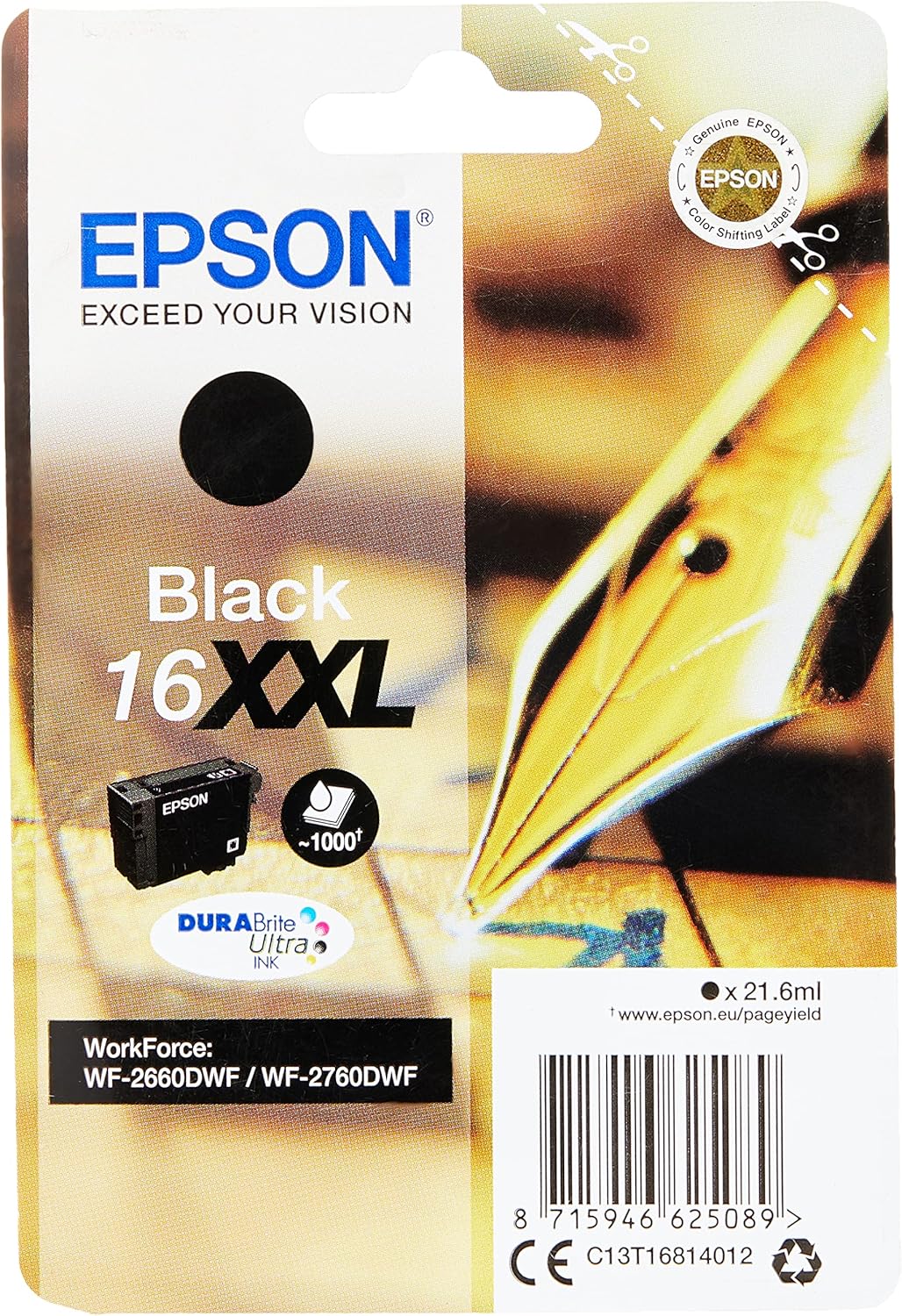 Tinteiro Epson 16XXL Preto XL Original - Imagem 3