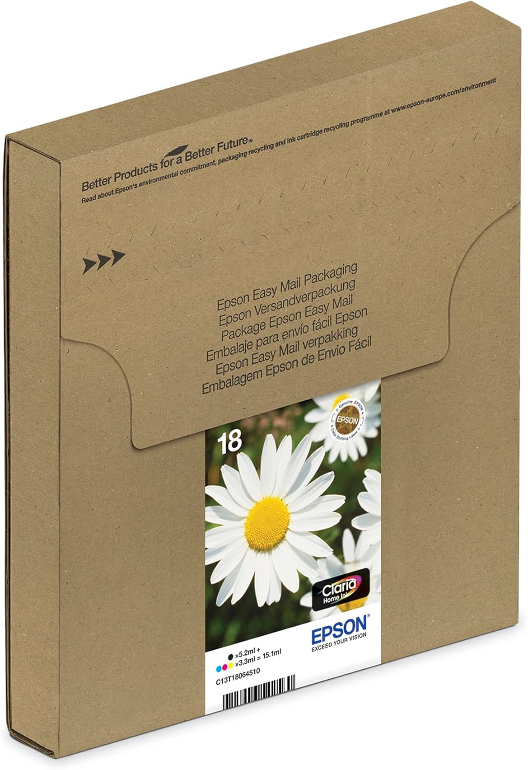 Tinteiro Epson 18 Preto Original 5.2 ml
