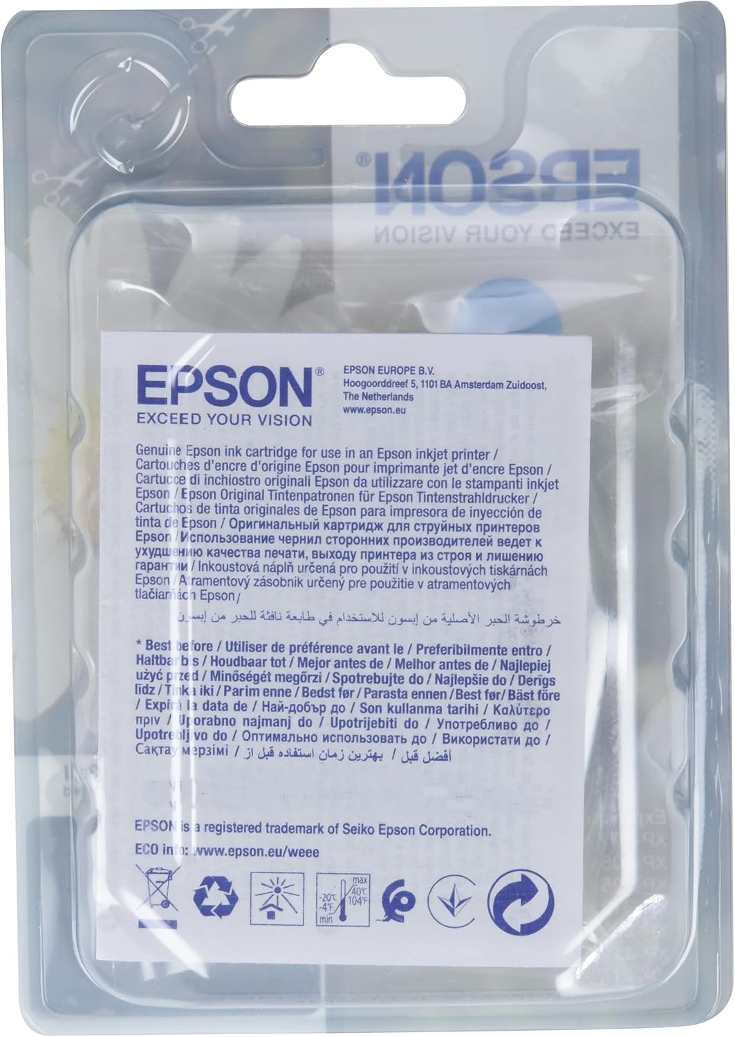 Tinteiro Epson 18 Cyan 3.3ml Original - Imagem 2