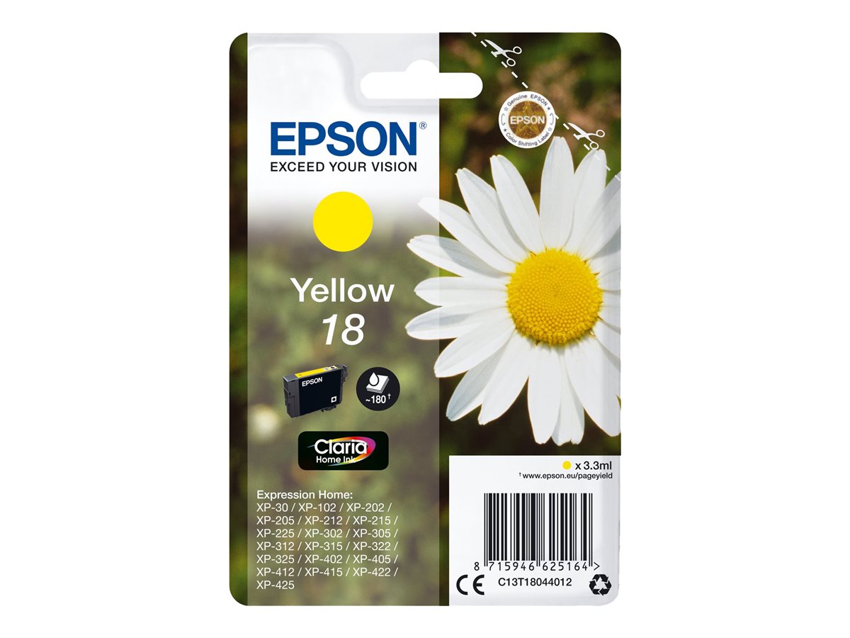 Tinteiro Epson 18 Amarelo 3.3 ml - Imagem 2