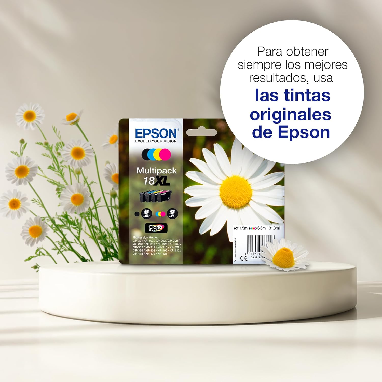 Tinteiro Epson 18XL XL Amarelo Original 6.6ml - Imagem 3