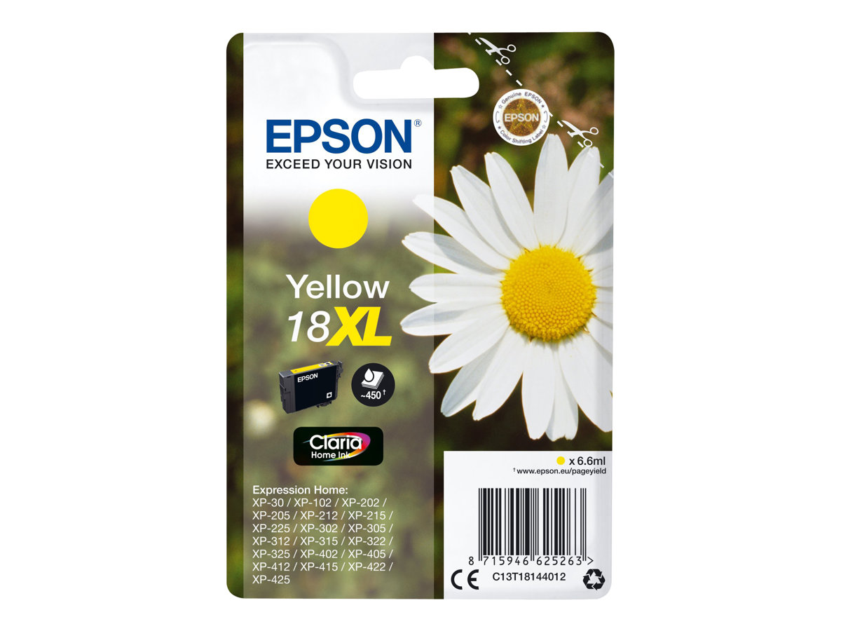 Tinteiro Epson 18XL Amarelo XL Original - Imagem 1